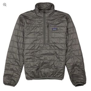 Patagonia Nano Puff Pullover Jacket Black Men's Charcoal Quilted M
